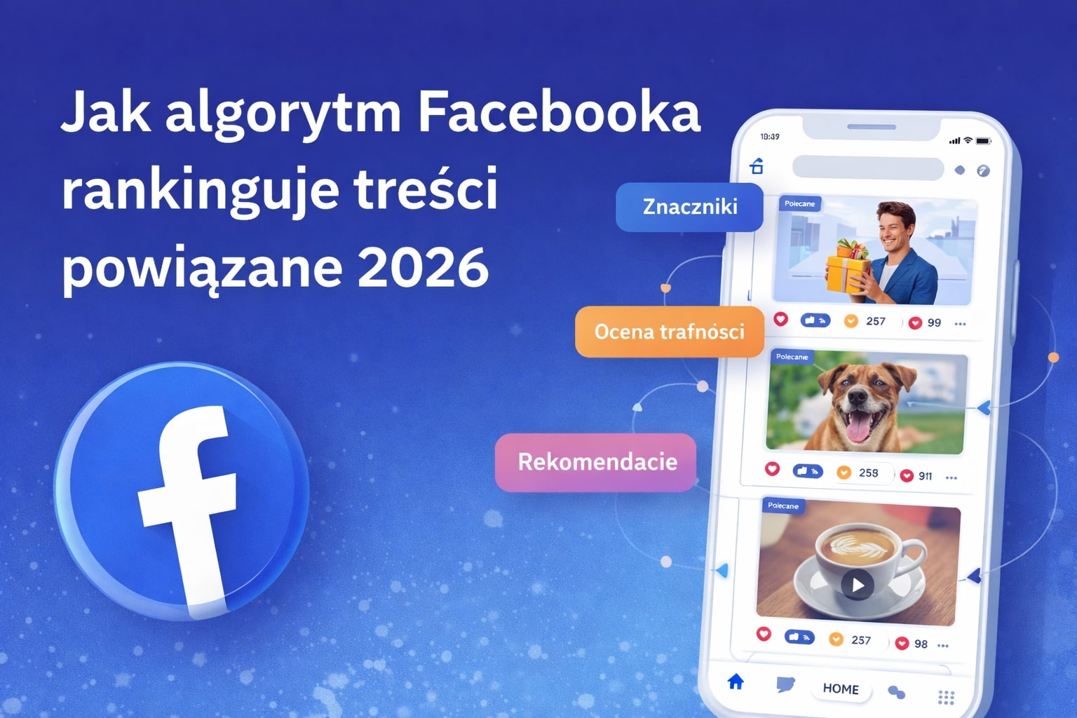 Jak algorytm Facebooka rankinguje treści powiązane 2026